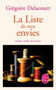 Couverture de La liste des mes envies