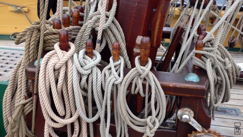 La Recouvrance’s rigging - Cordages de La Recouvrance