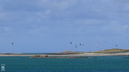 Kite surfers